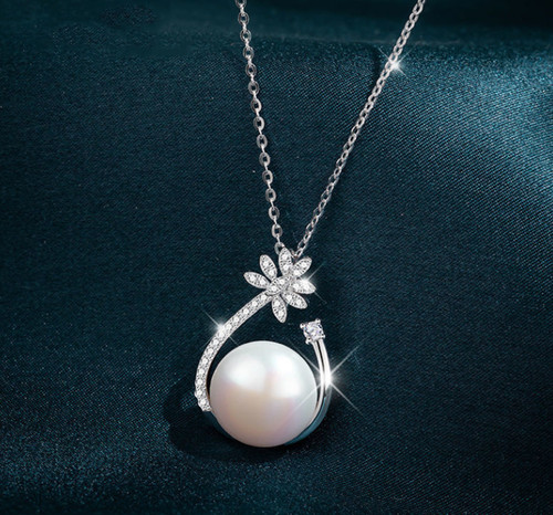 925 sterling silver - silver, crystal