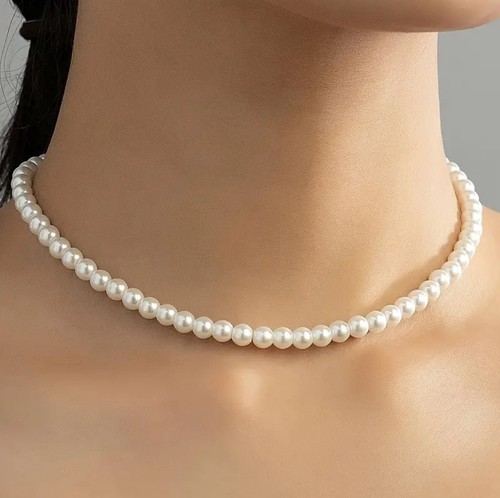 French classic pearl necklace - french,