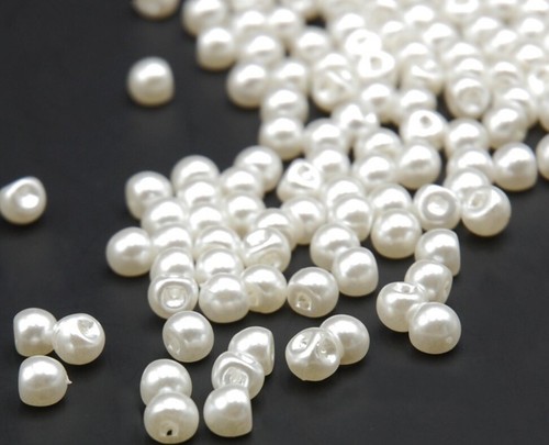 White ivory pearl bead - ivory,