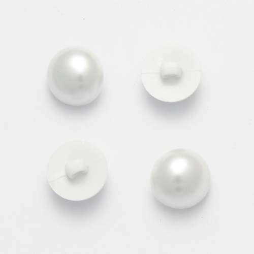 Pearl buttons half ball - pearl,