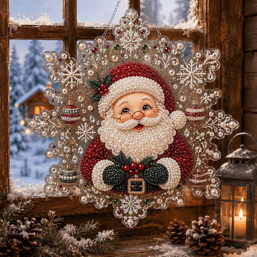 Christmas pearl diamond art - christmas,