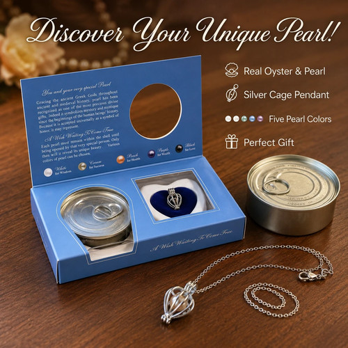 Wish pearl necklace kit lotus - pearl,