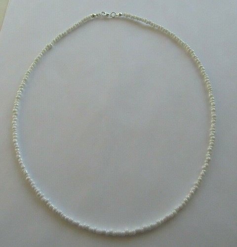 White lustre seed bead - white,