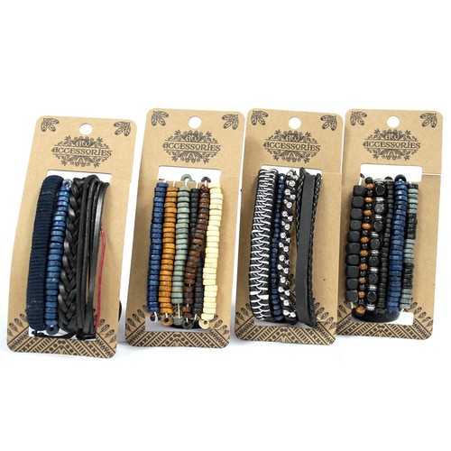 Mens bracelet sets - bracelet,