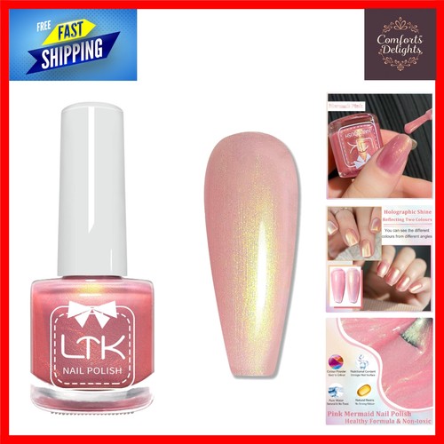 Pink pearl nail - pink,