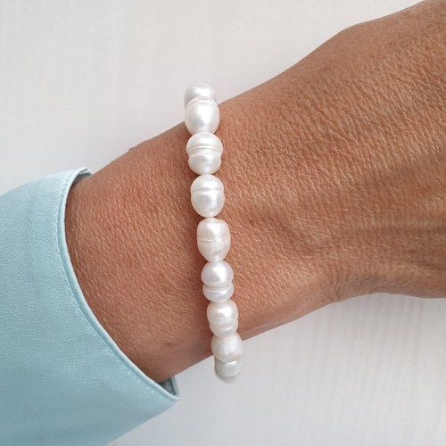 White pearl freshwater - white,