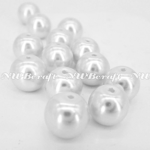 Glass pearl beads 4mm 6mm - beads,