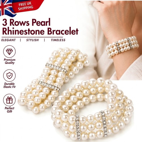 White faux pearl - white,