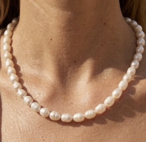Freshwater vintage white pearl - vintage,