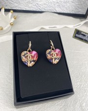 Women Enamel Flower Stud