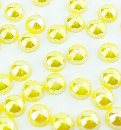 Pack flat back pearl 12mm - ab, 2-12mm