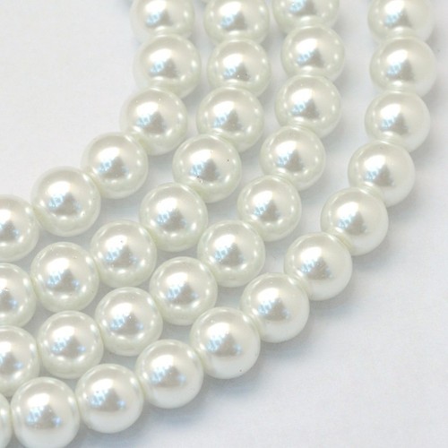 Glass faux pearl - glass, beads