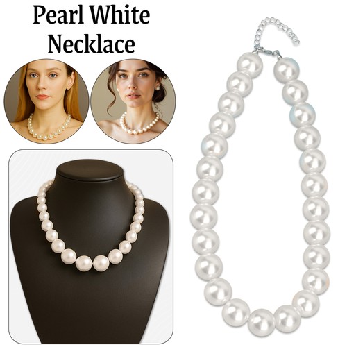 18mm large faux - large, necklace
