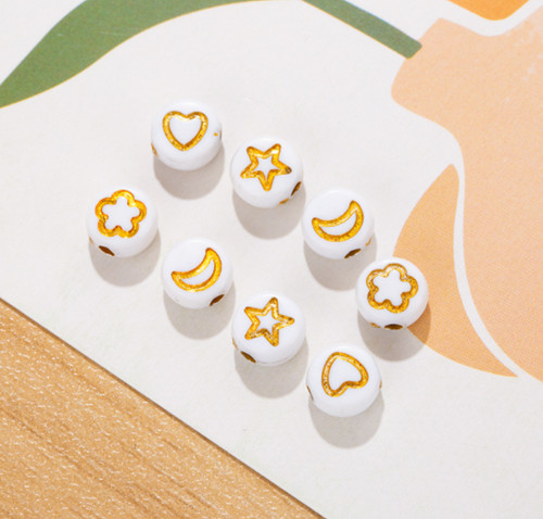 200 alphabet letter beads - alphabet,