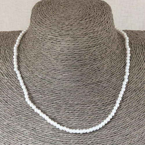 Unisex pearl necklace - pearl,