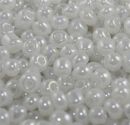 50g pearl glass ceylon seed - glass,