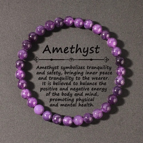 10mm natural amethyst - 6/8/10mm,