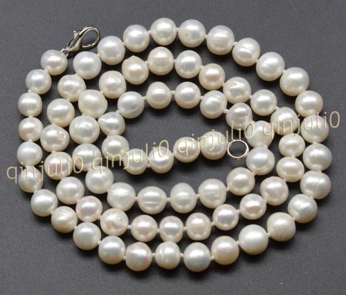 Genuine natural white akoya - white,