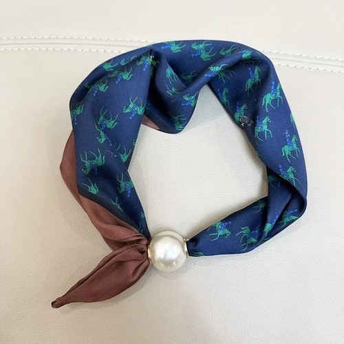 Pearl magnetic clasp scarf - clasp,