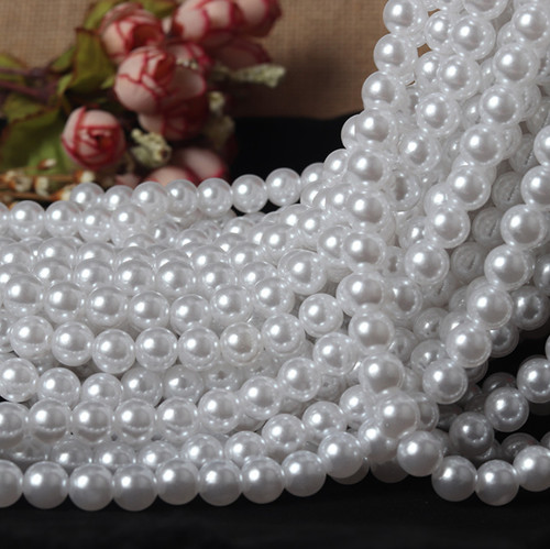 Pearl beads 400 pc - 50, round