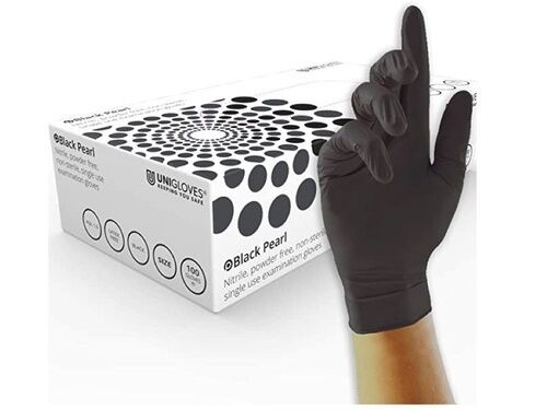 Black pearl nitrile - gloves, by