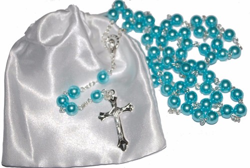 Rosary beads pearl - rosary,