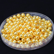 Pearl Beads Faux Glass Round