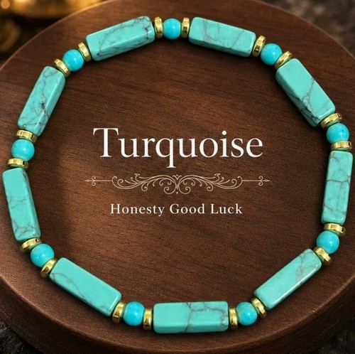 Genuine turquoise rectangle - genuine,