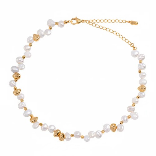 Gold natural and pearl - natural,