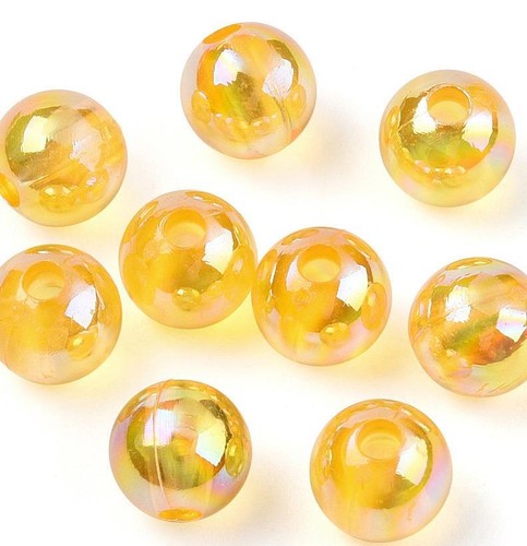 Clear lustre rainbow pearl - clear'ab',