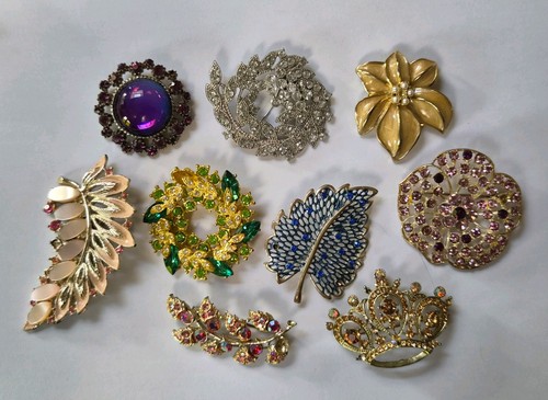 9pc costume jewellery mixed - jewellery,